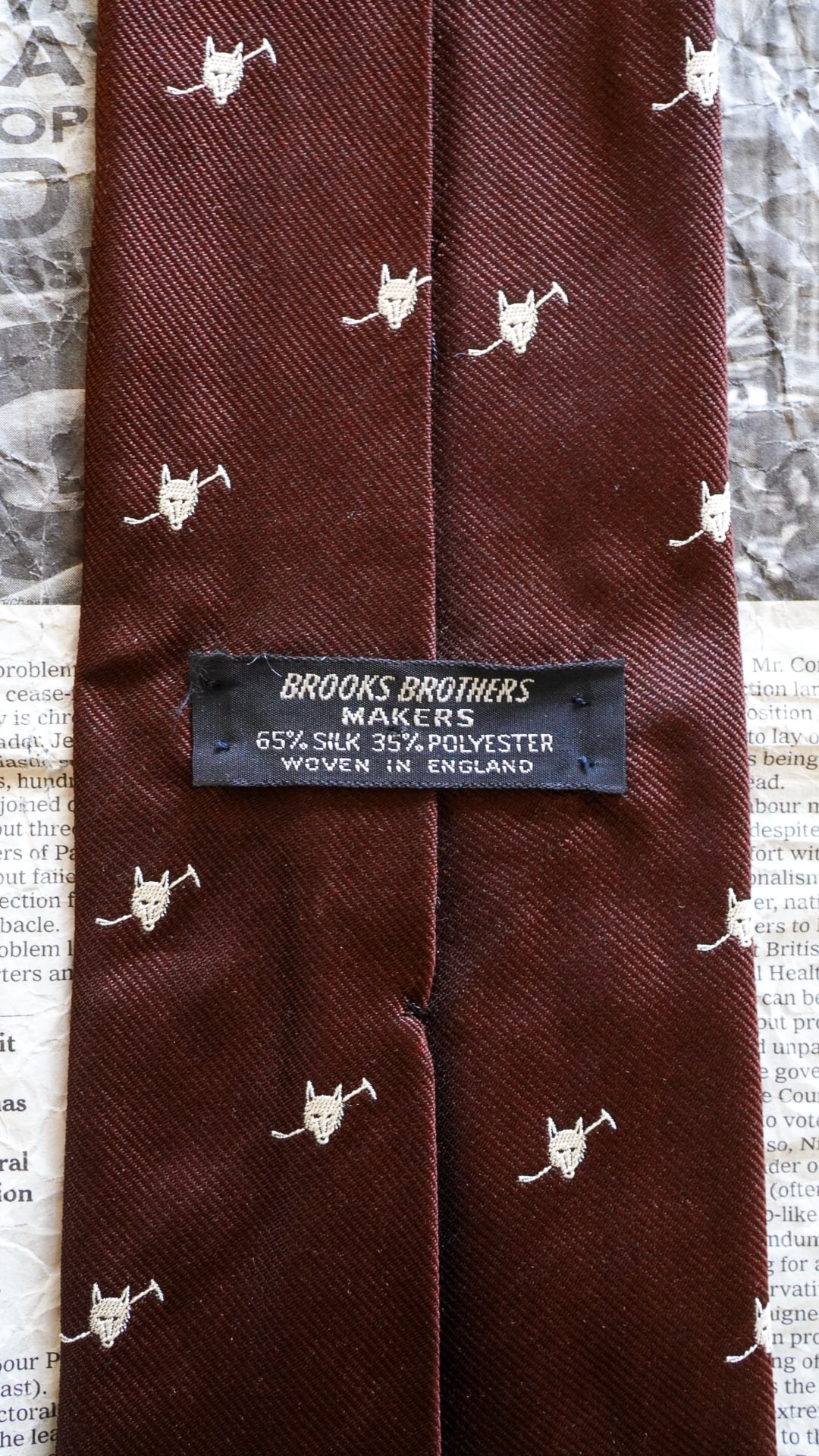 1960s】BROOKS BROTHERS ブルックスブラザーズ ウルフ & ゴルフクラブ