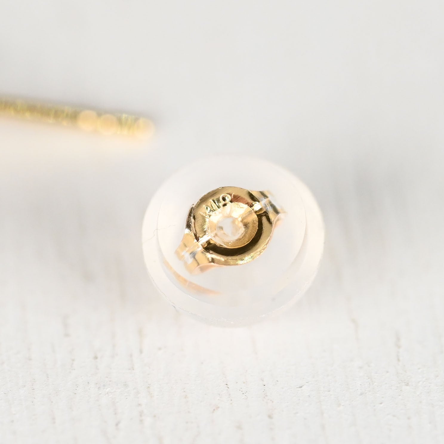限定品】タンザナイトピアス K18YG | ジェムとハンドメイド工房
