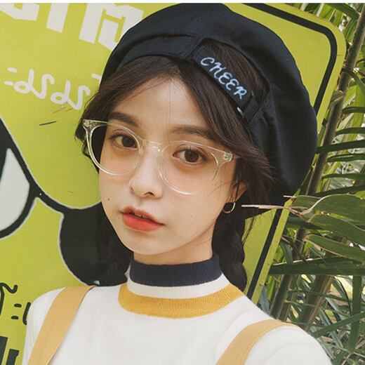 レトロな女性の秋と冬のつぼみ画家の帽子のネットレッドワイルドレターウールベレー帽バージョン英国の帽子の潮 ブラック・アイド・ピーズ70107314760