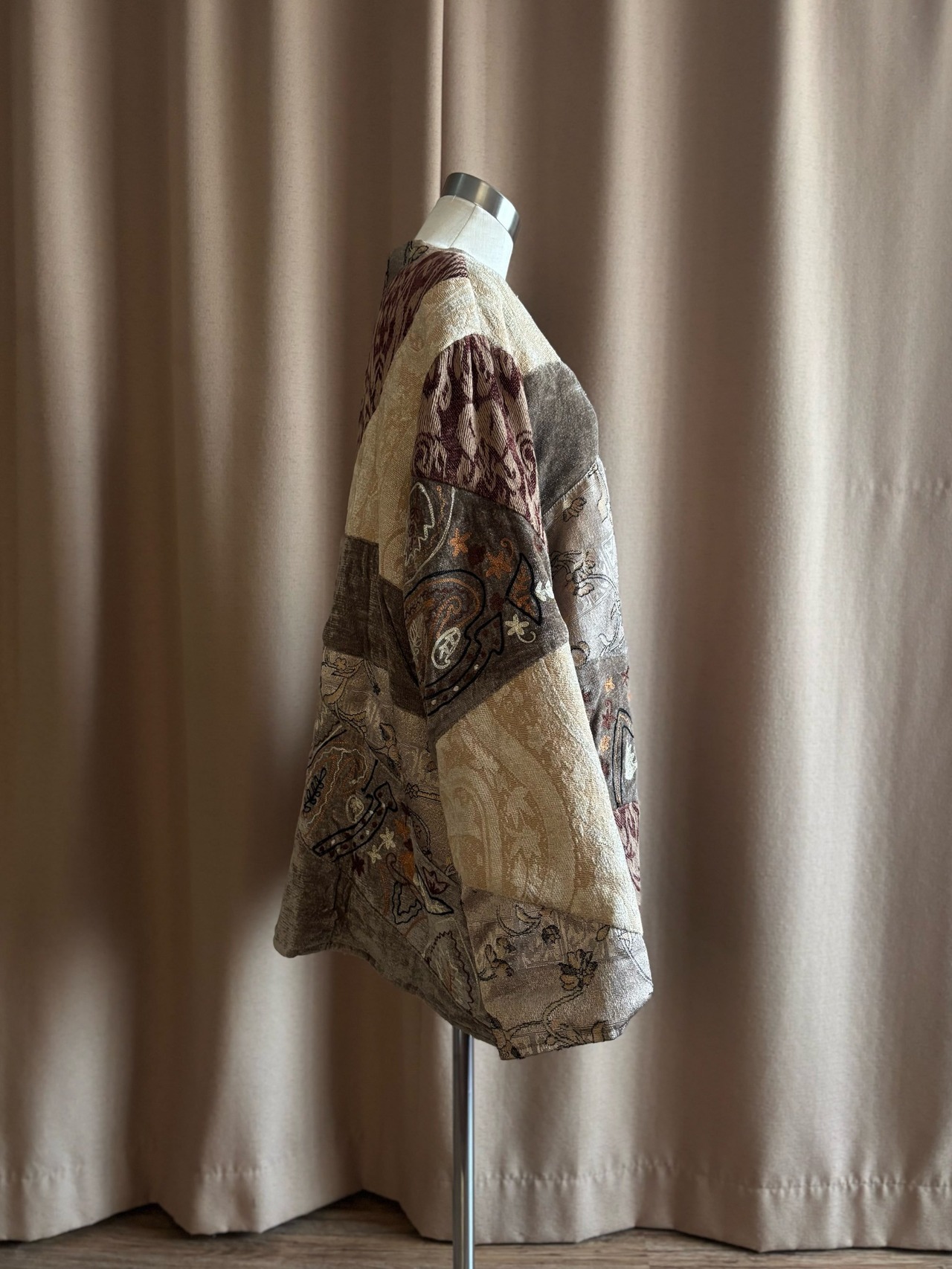 maggie barnes patchwork vintage jacket-5006-9