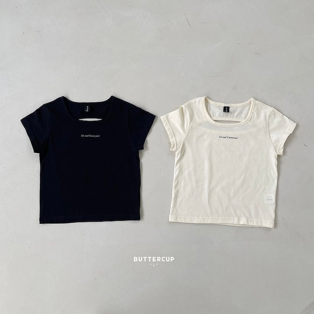 【取寄】buttercup｜it's me back slit tee｜イッツミーバックスリットT｜XS-XL｜kids｜26 summer