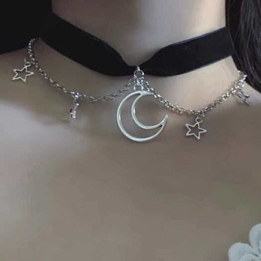 【予約】moon & star chain choker