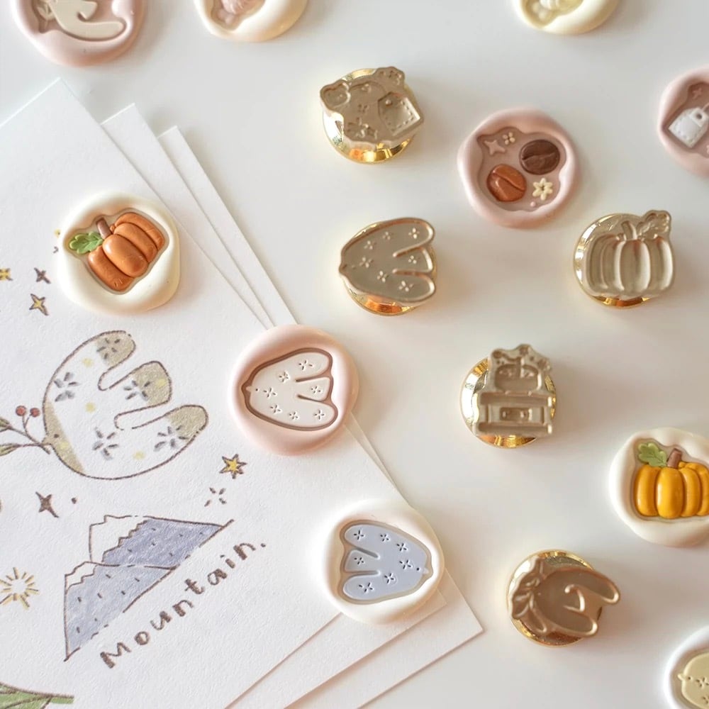 【全7種】豆印コレクション Mini Stamp Collection・ミニシーリングスタンプ