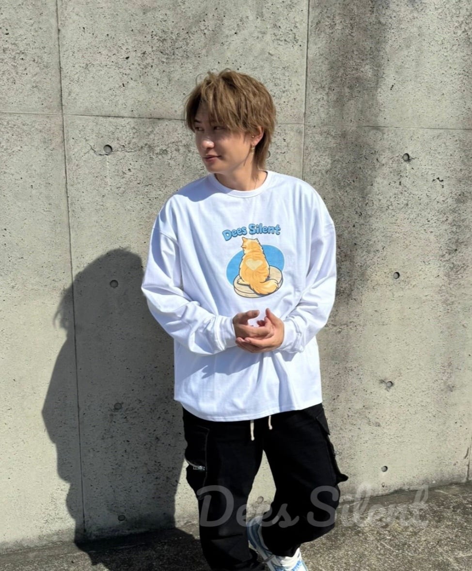 フォロワー限定] Dees Silent ロングスリーブTシャツ｜White / ダイキ