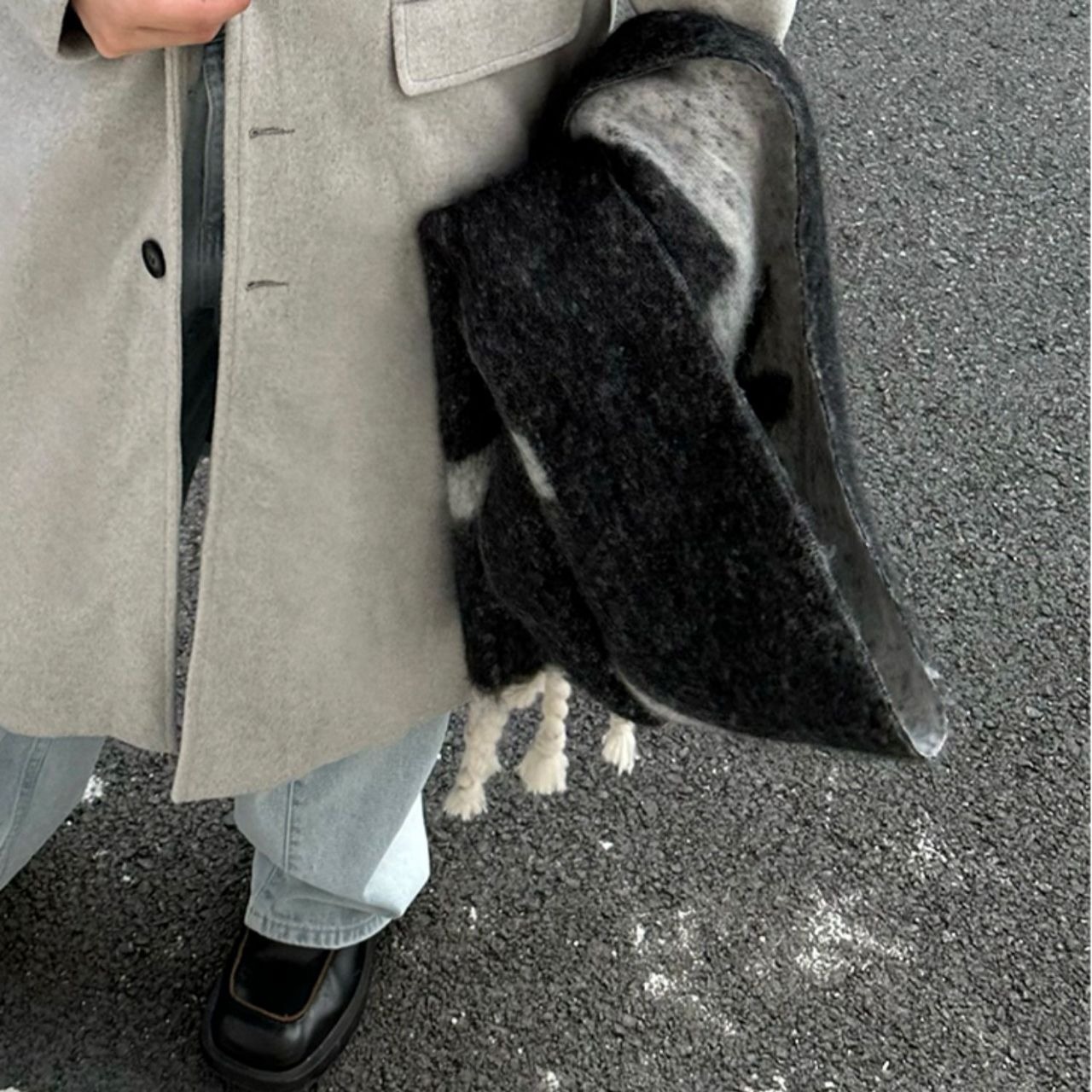 アルファベッドロングマフラー　1069