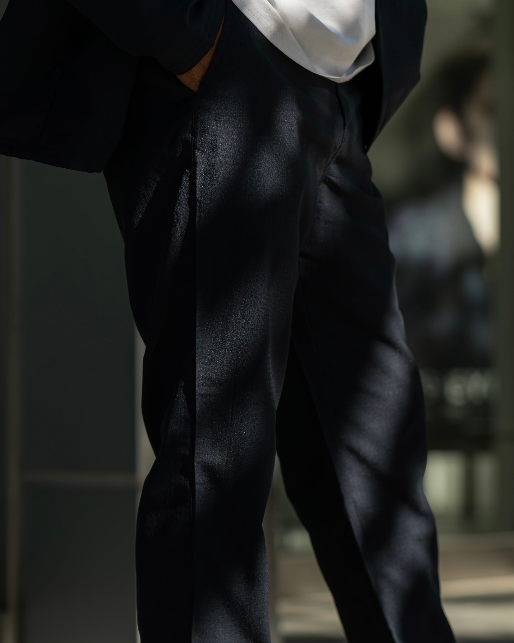 Linen-Like Easy Pants［aw-m0023］イージーパンツ | AMUY TRYSBAY