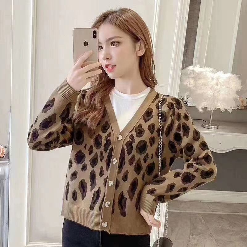 レオパードカーディガン