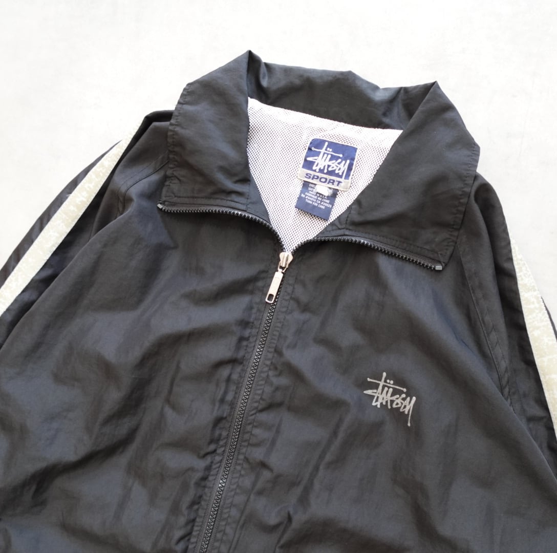 90s STUSSY / ステューシー Nylon Track Jacket Made In USA