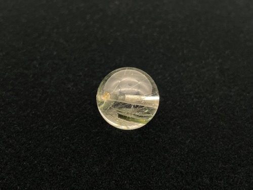 ハンドメイドビーズ素材（グリーンルチルクォーツ）