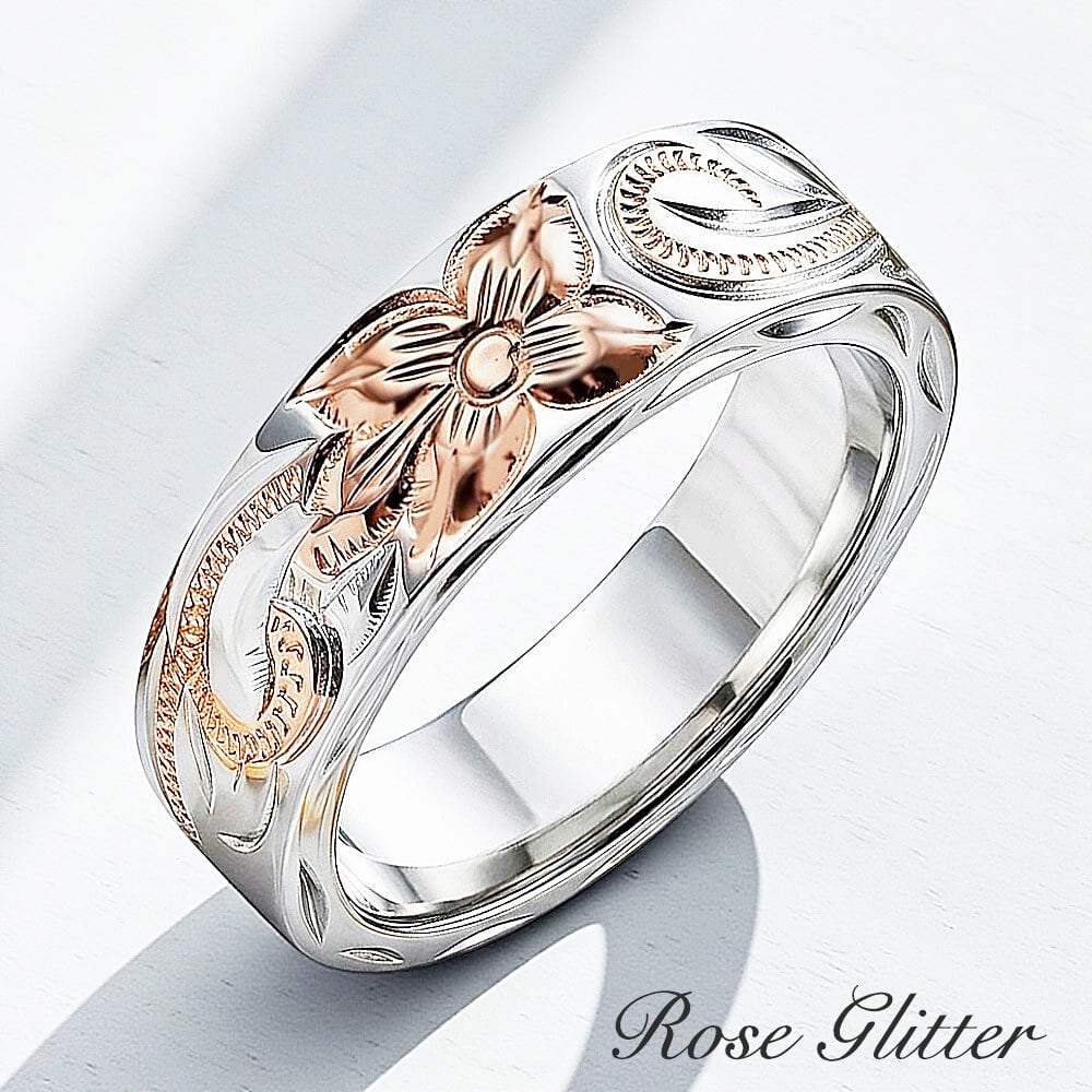 Hawaiian Rose Glitter ハワイアンジュエリー リング ネックレス 通販