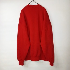 90s　アメリカ製　ラッセル　スウェット　トレーナー　無地　ガゼット　レッド　XL