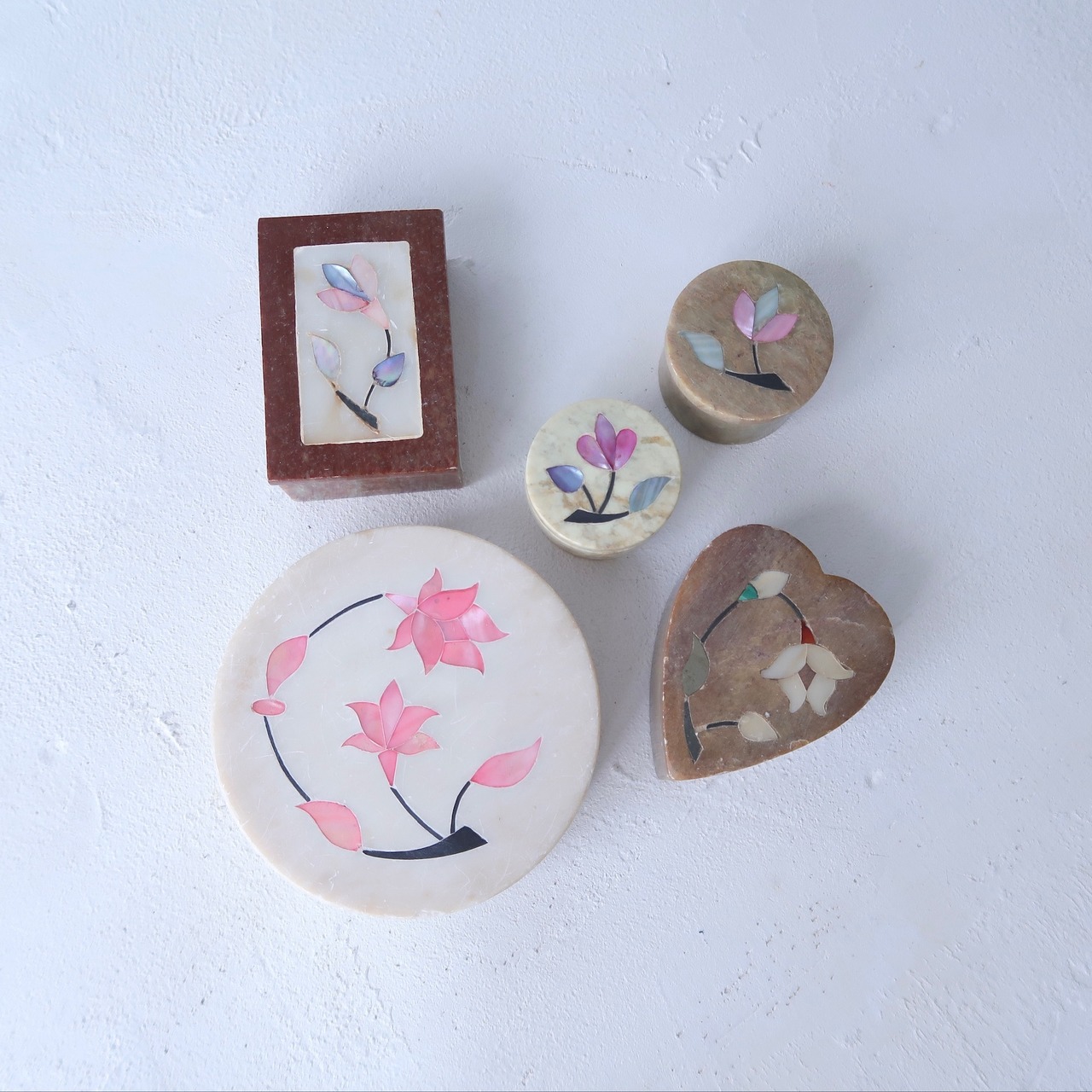 バイカラーの小箱