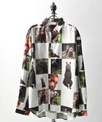 Garcon Wave  Big bear print  L/S Shirt (BRN) Gwp3759 (DEPROID sponsored brands)