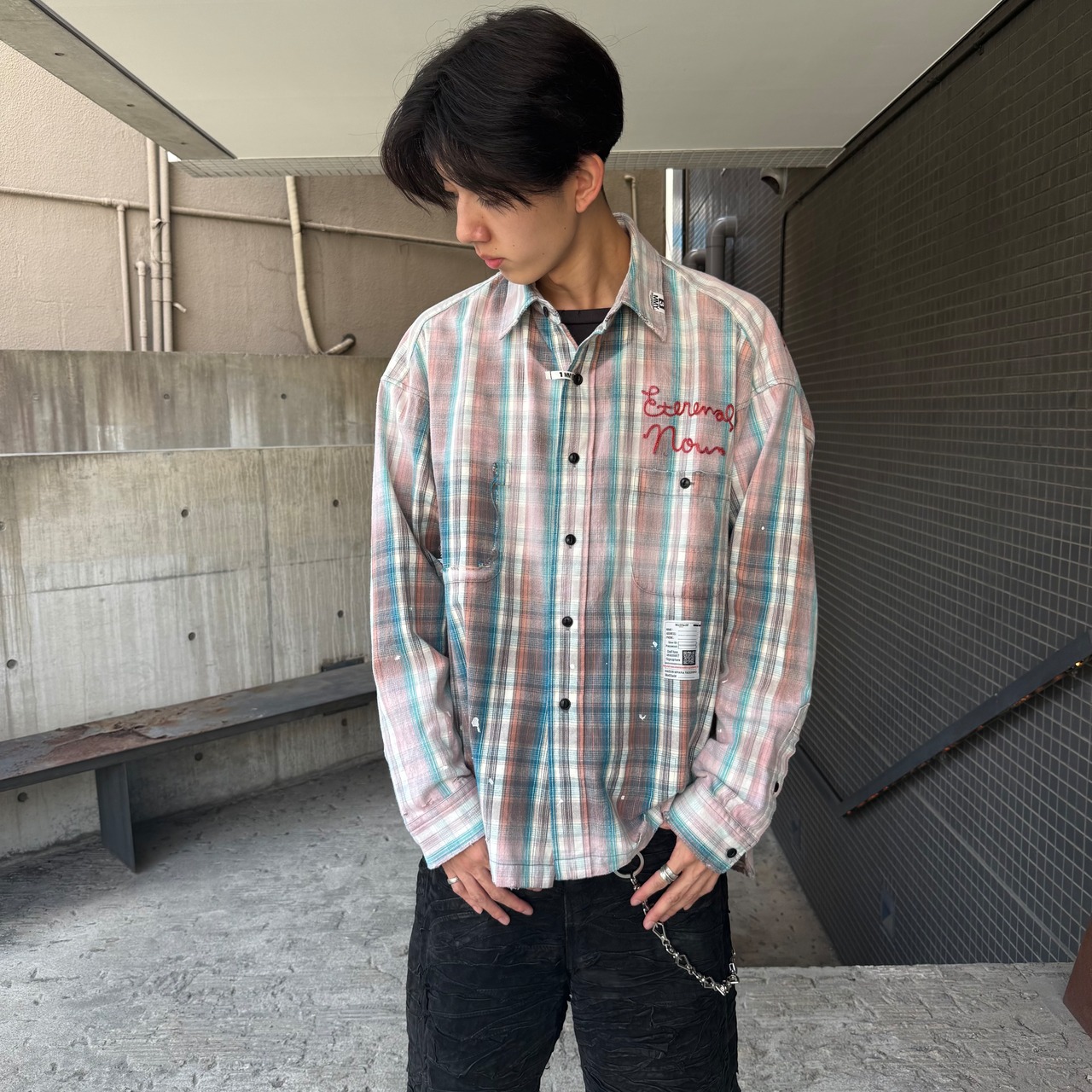 【Maison MIHARA YASUHIRO】VINTAGE LIKE CHECK L/S SHIRTS - 17