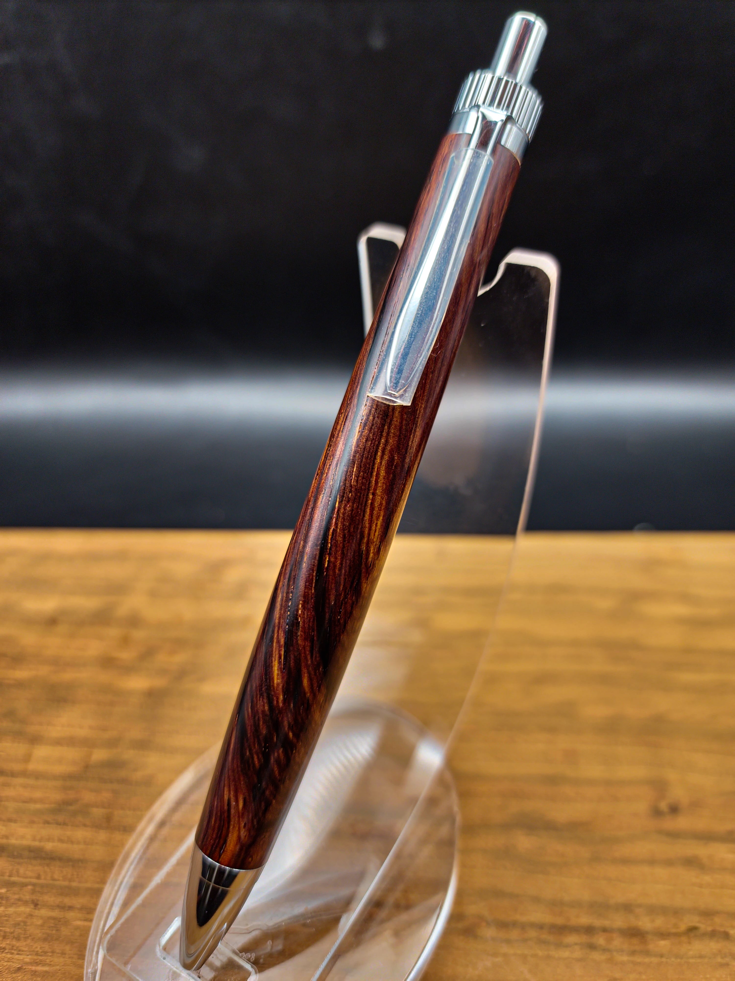 ⑤☆刃物仕上げ(削りっぱなし)☆ 【軸のみ】 黒柿 KATO201/202 | sokoharo