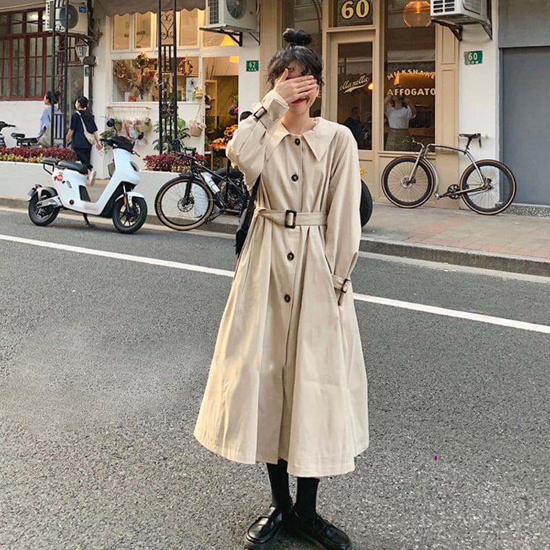 スタイルルーズウエストジャケット 上着 コートカーディガン 上