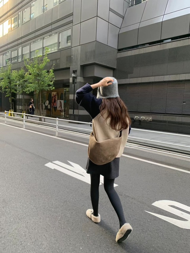 (予約) ounce / Peanut raglan zip-up cardigan 2color