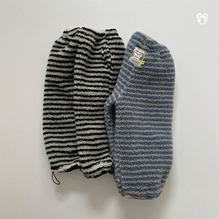 【予約】GO U ボーダーボアパンツ90~160