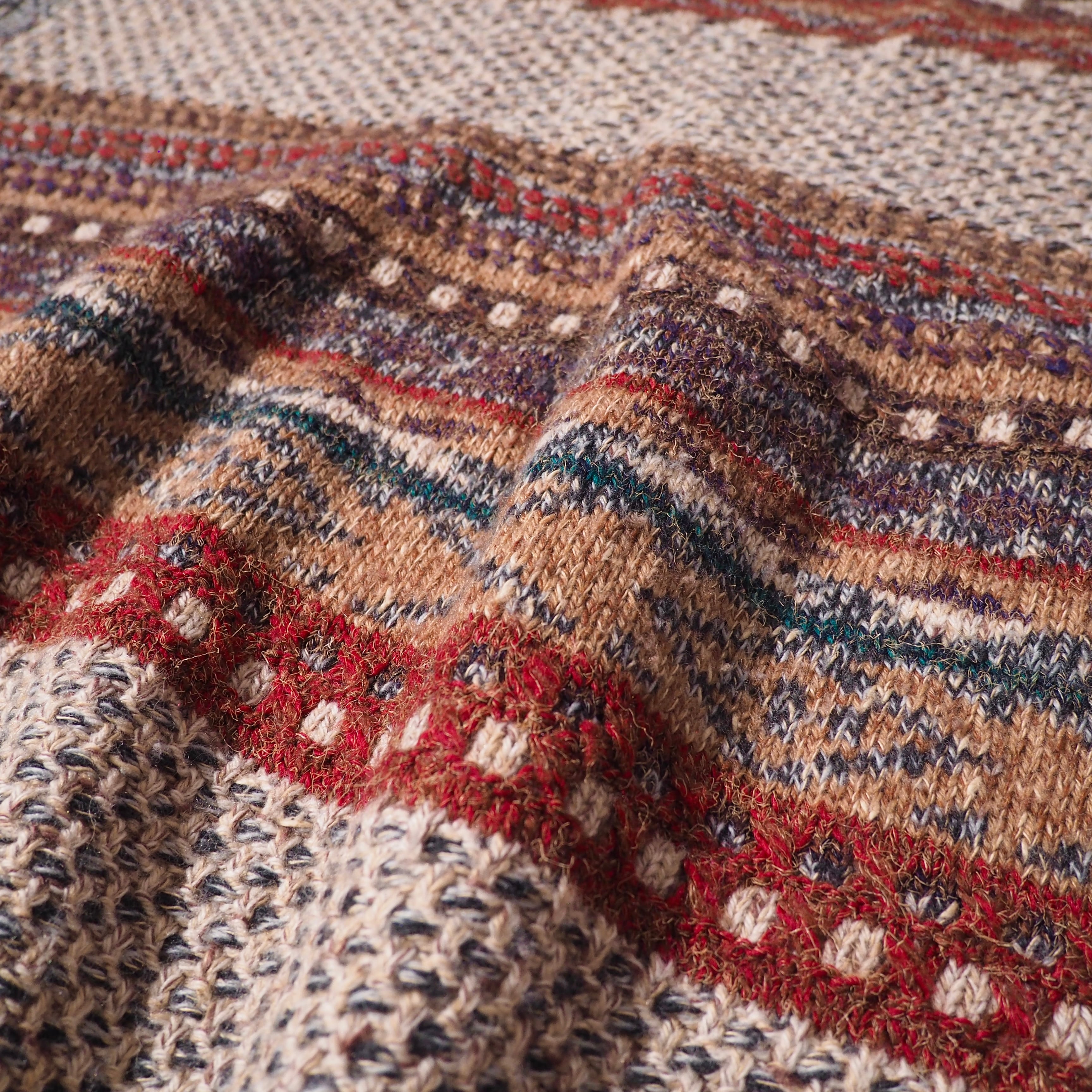 1990s " Made in Italy " Beautiful Autumn colors vintage loose knit