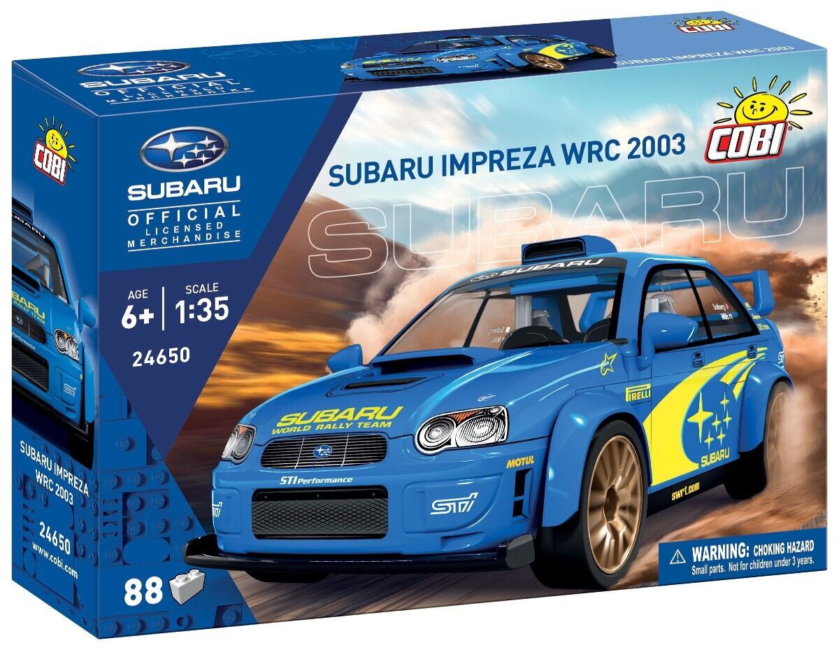 COBI #24650 スバル インプレッサ WRC 2003 (青) Impreza WRX 2003 (Blue)