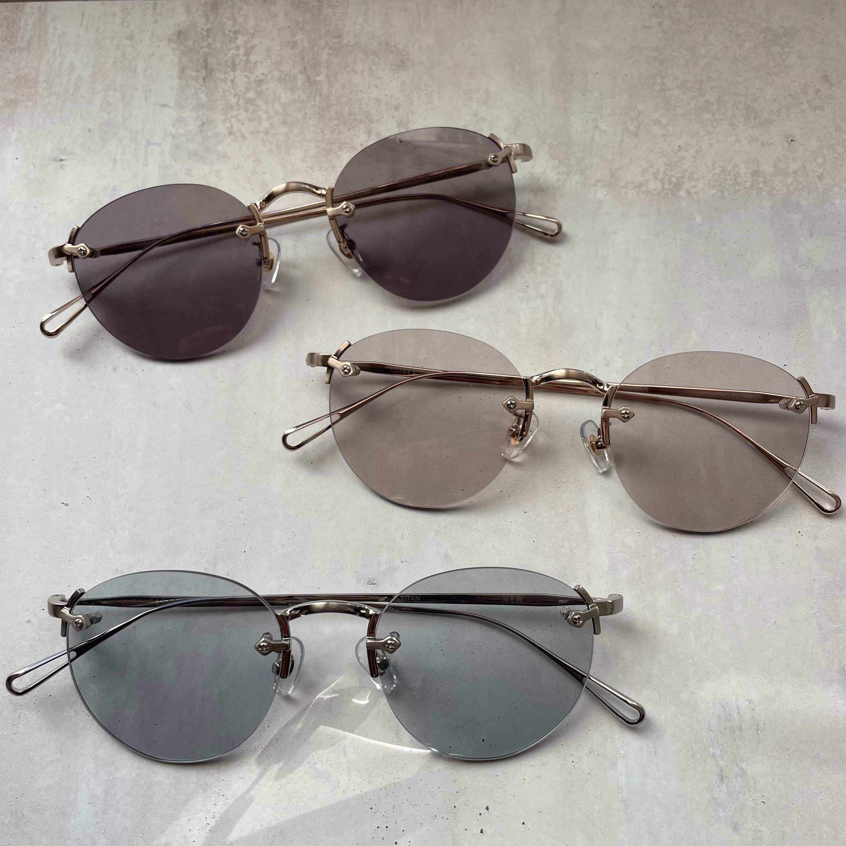 NEW. MORRIS サングラス blasted silver/blasted gold | 旅ト眼鏡
