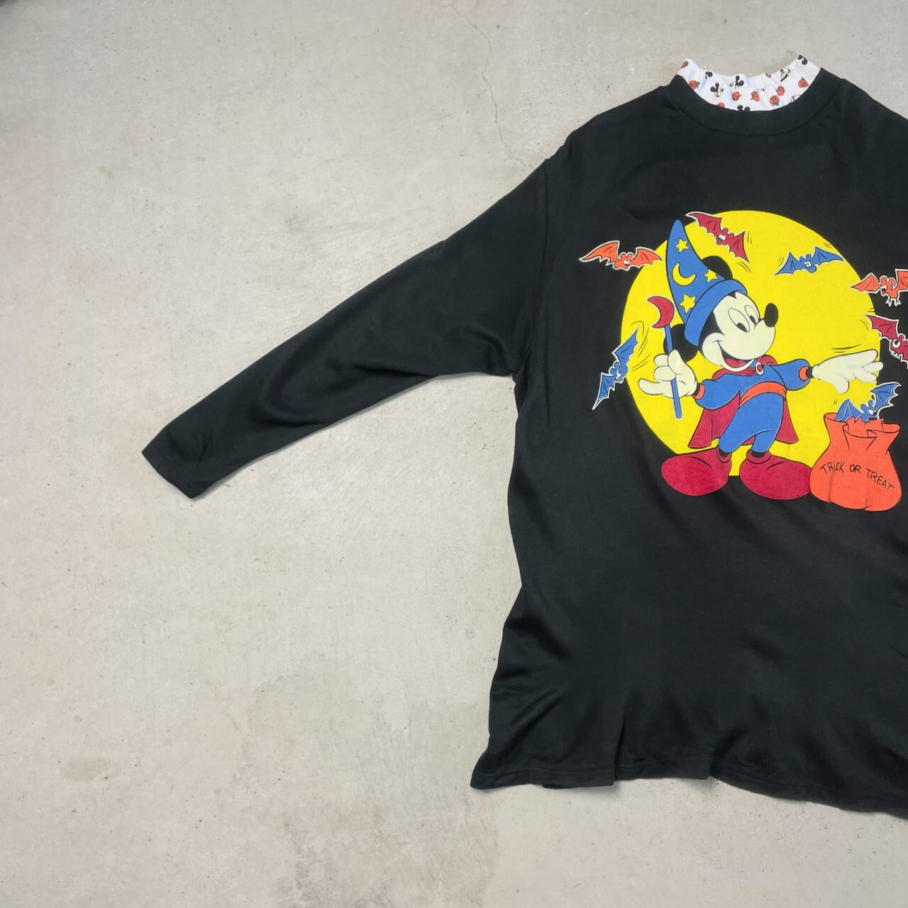 90年代 USA製 DISNEY スウェットワンピース MICKEY MOUSE ソーサラー 