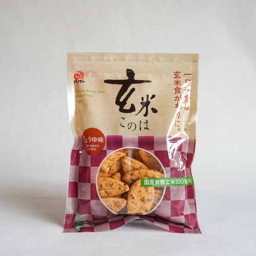 玄米このは・しょうゆ味 80g