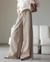 High waist wide Pants T20326