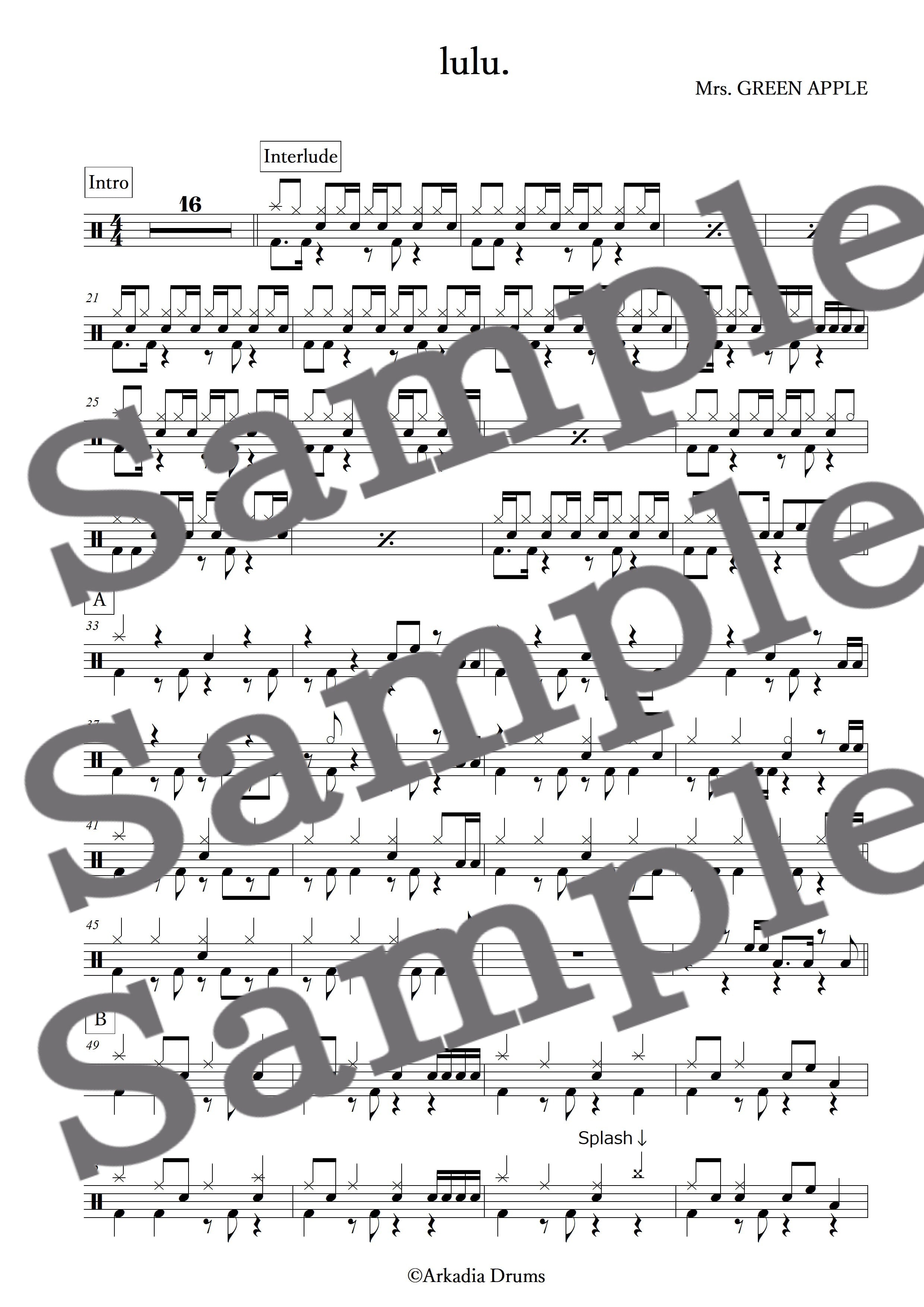 lulu.(Mrs. GREEN APPLE)