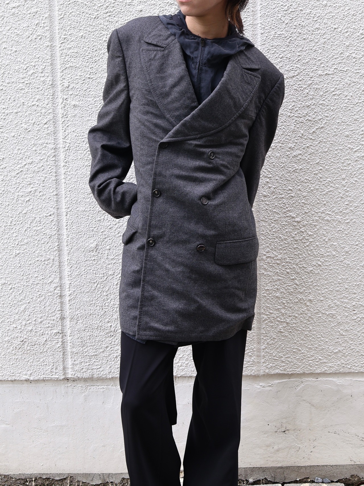 【gucci】wool double half coat