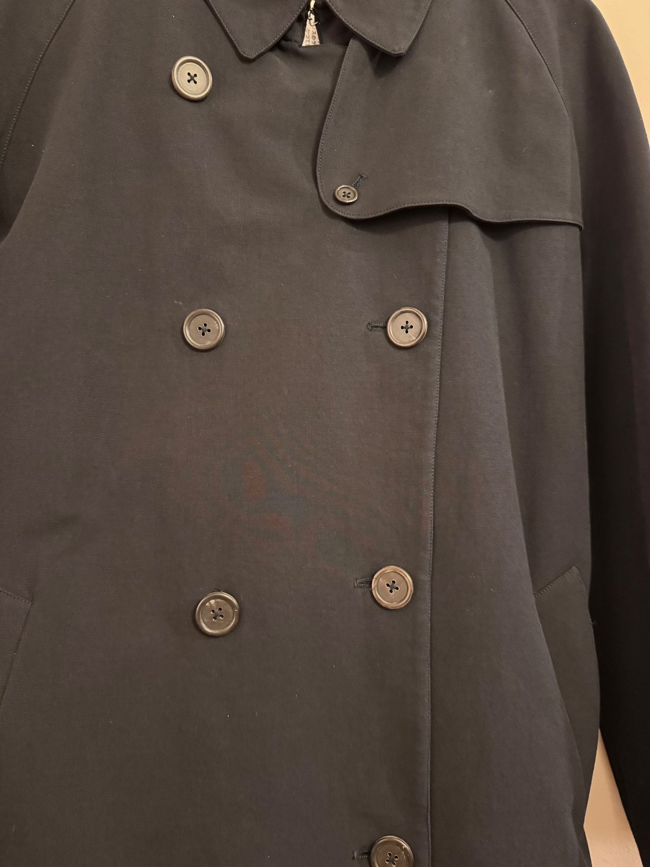 【最高級コレクションライン】BURBERRY PRORSUM ネイビートレンチコート