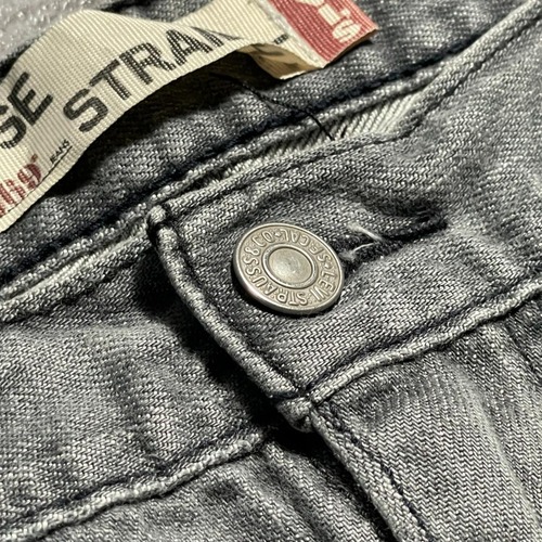 【W38 L34】 usa levi's 先染ブラック リーバイス 569 詳細写真9