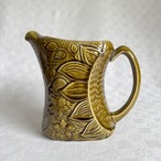 ピシェ　水差し　ピッチャー　フラワーベース 花瓶　深緑　カーキ　サルグミンヌ　オブジェ　Surreguemines　12twef1