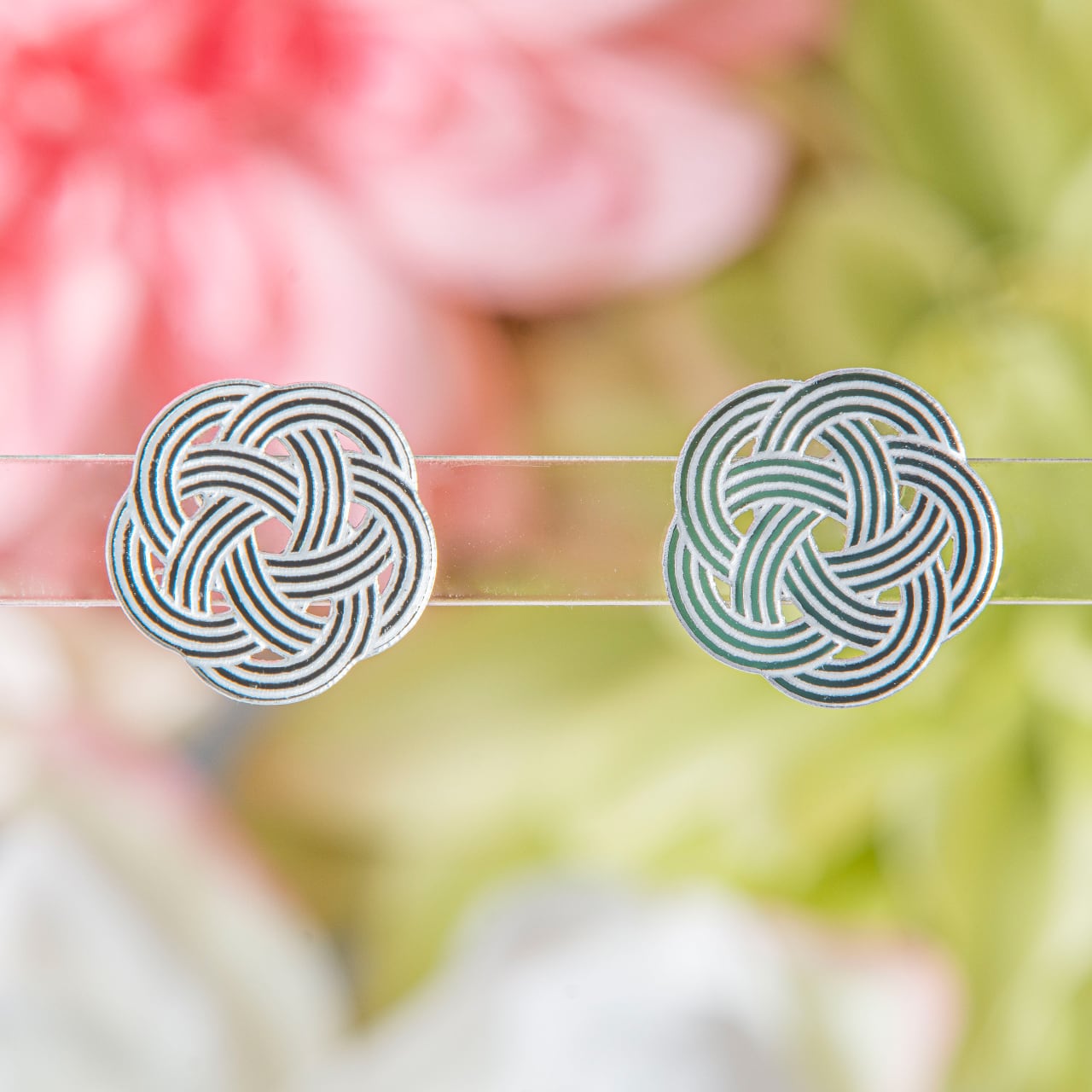 天然石ピアス ラリマー 水引 梅結び 和装 浴衣 アクセサリー　縁起物　ギフト 天然石ピアス ラリマー 水引 梅結び 和装 浴衣 アクセサリー 縁起物