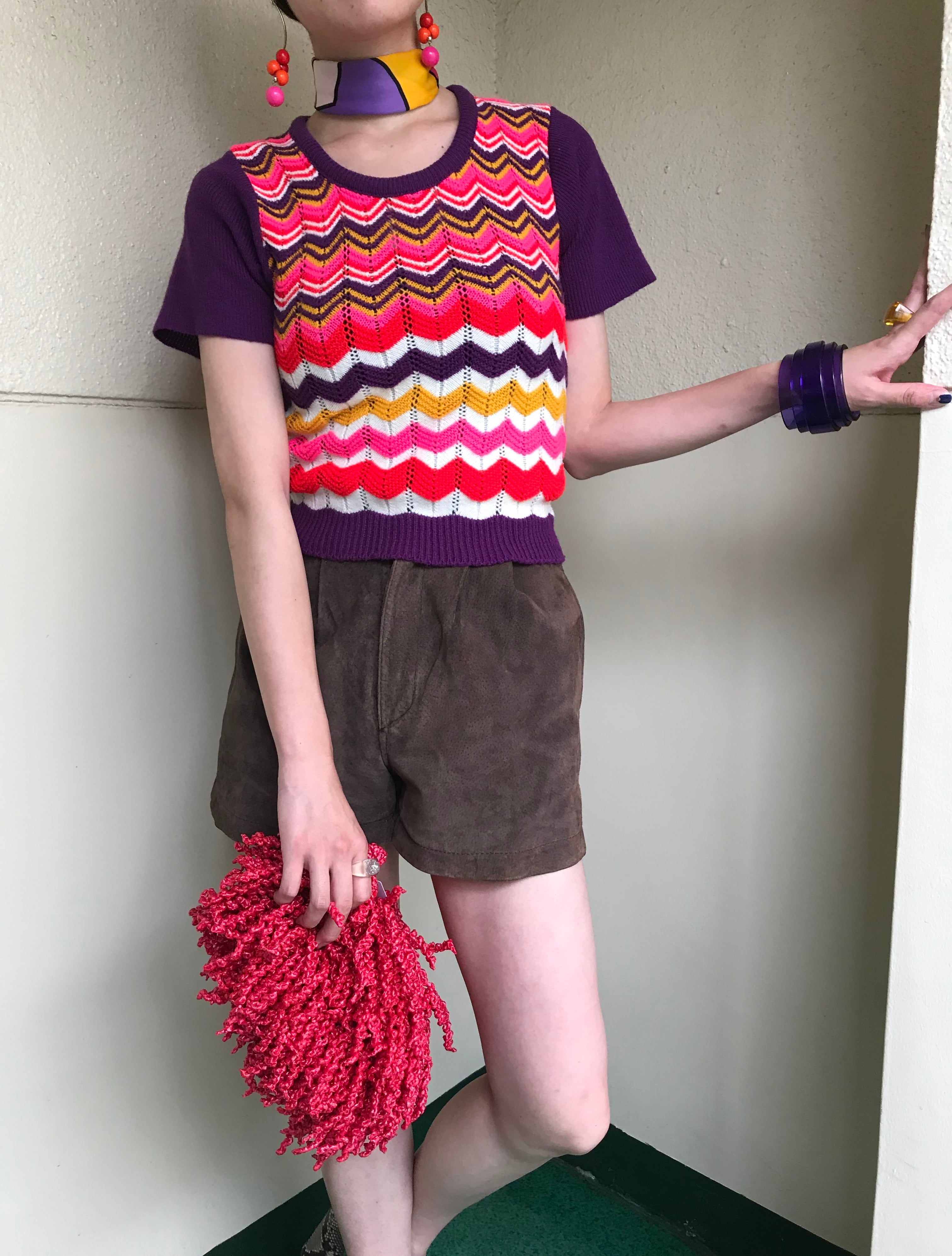 us vintage 70s summer knit.