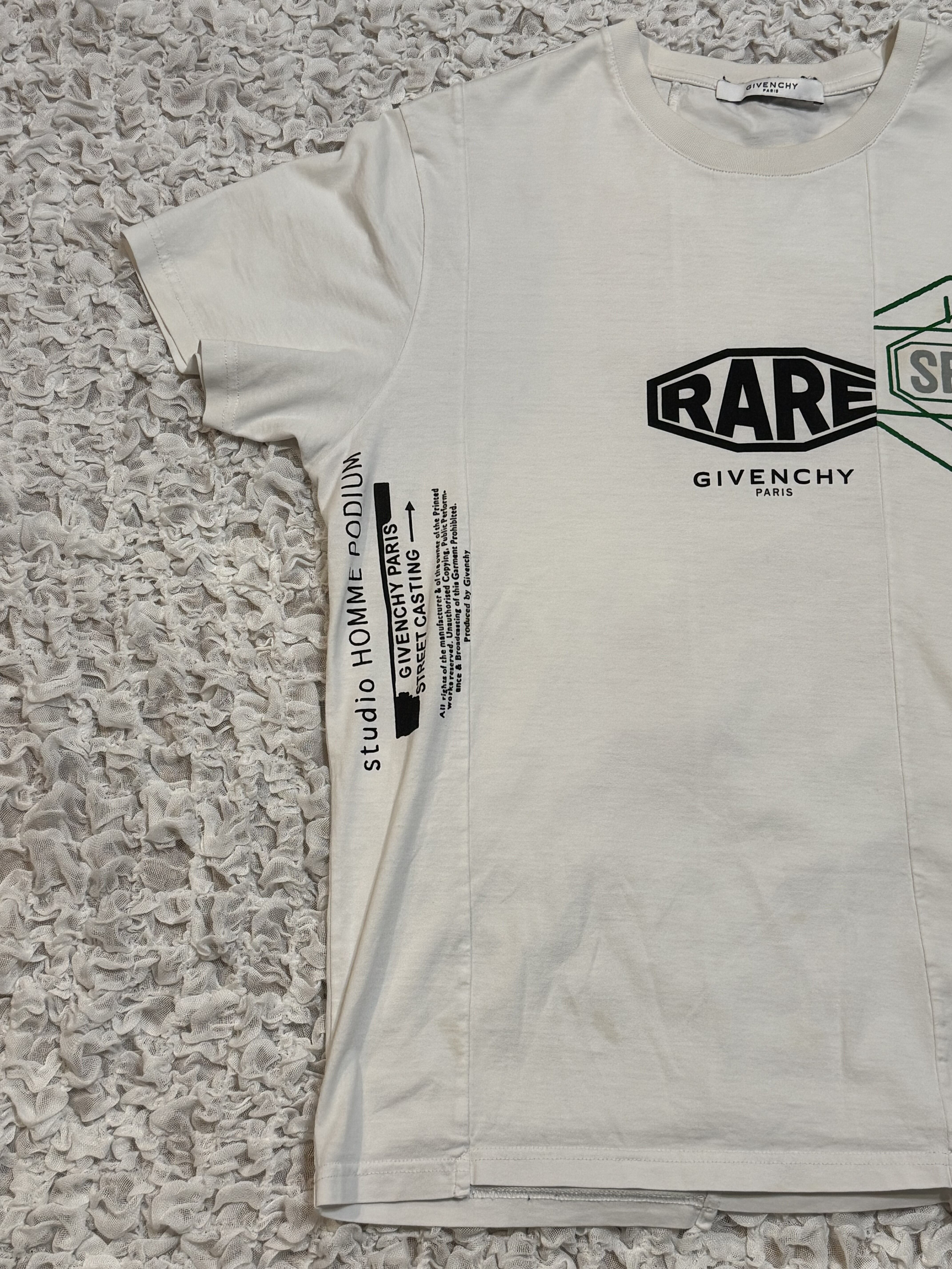GIVENCHY ホワイトコットンTshirt | buffroom