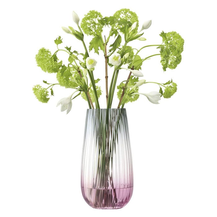 LSA フラワーベース 花瓶 Dusk Vase LDU11 G1401-28-152 ピンク/グレー 高さ28cm