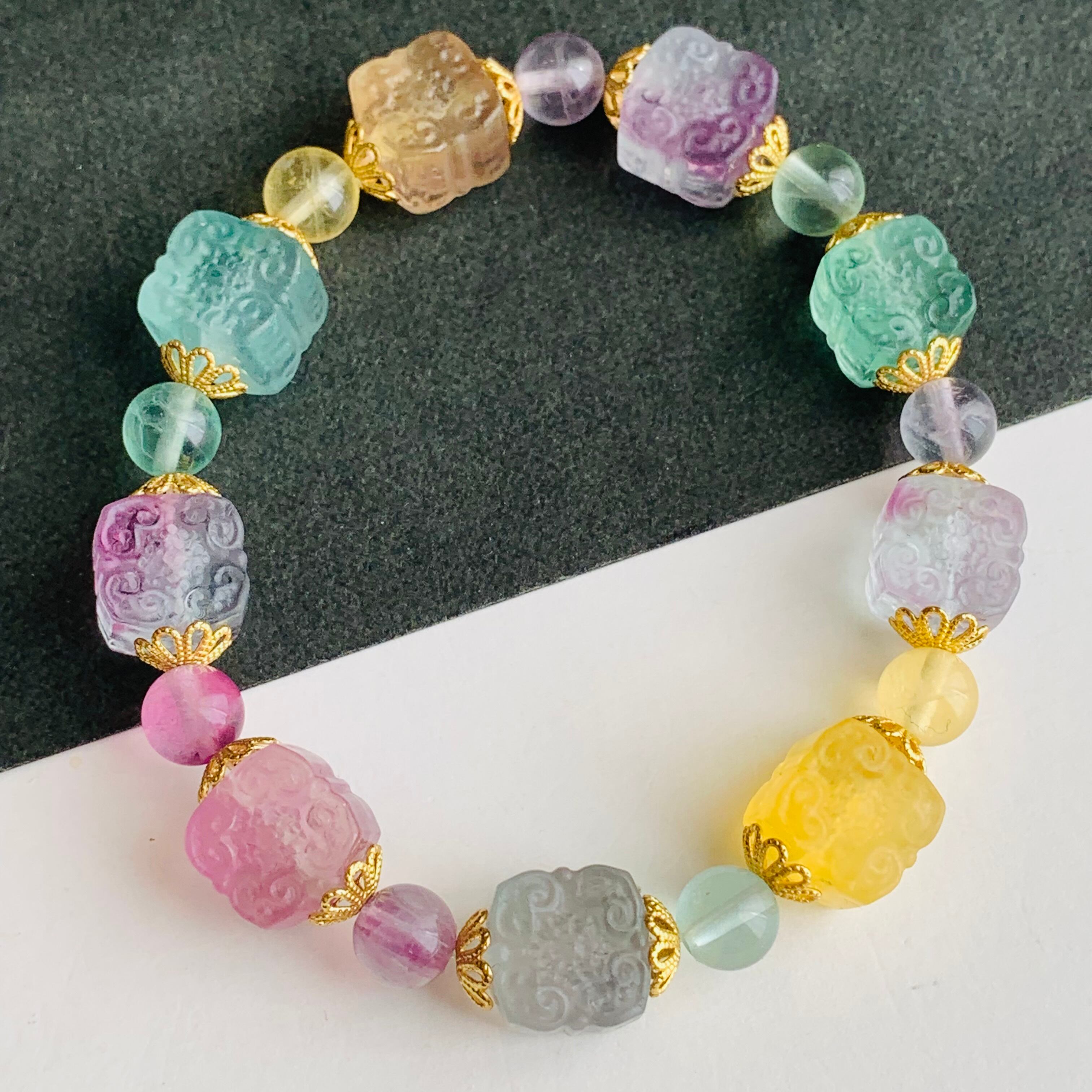 BRY0967⭐️イエロートルマリンバングル⭐️高品質天然石　パワーストーン　希少 MJ shop