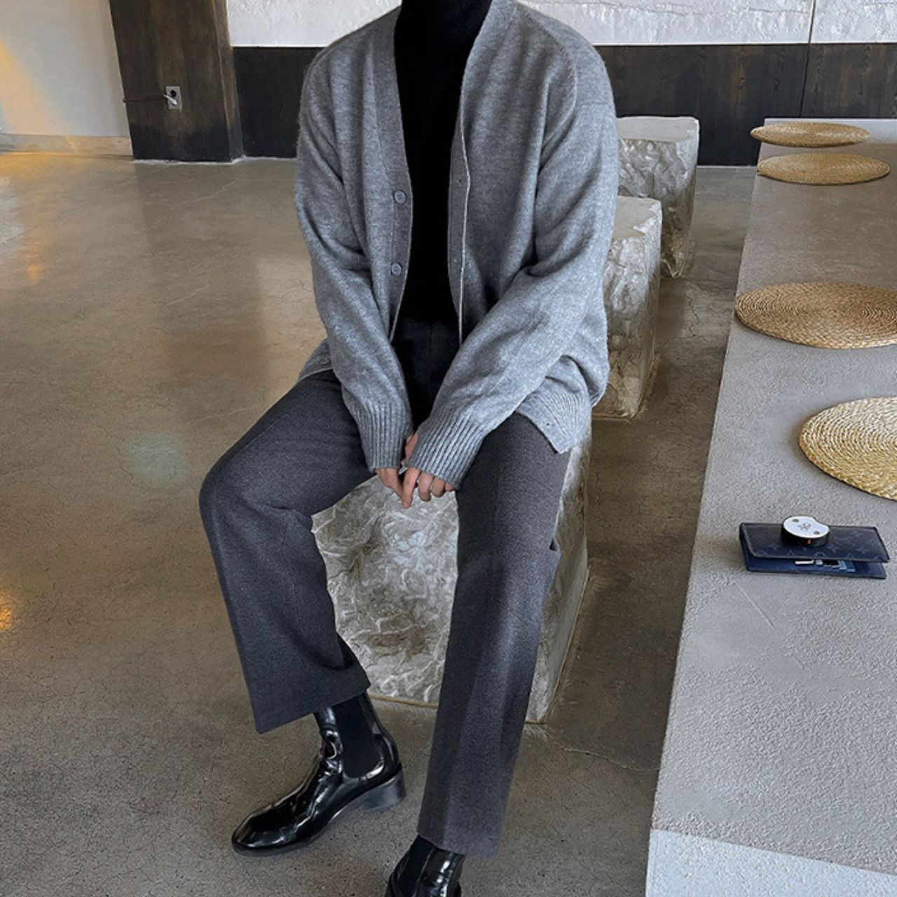 ミドルシンプルカーディガン　MT0080365