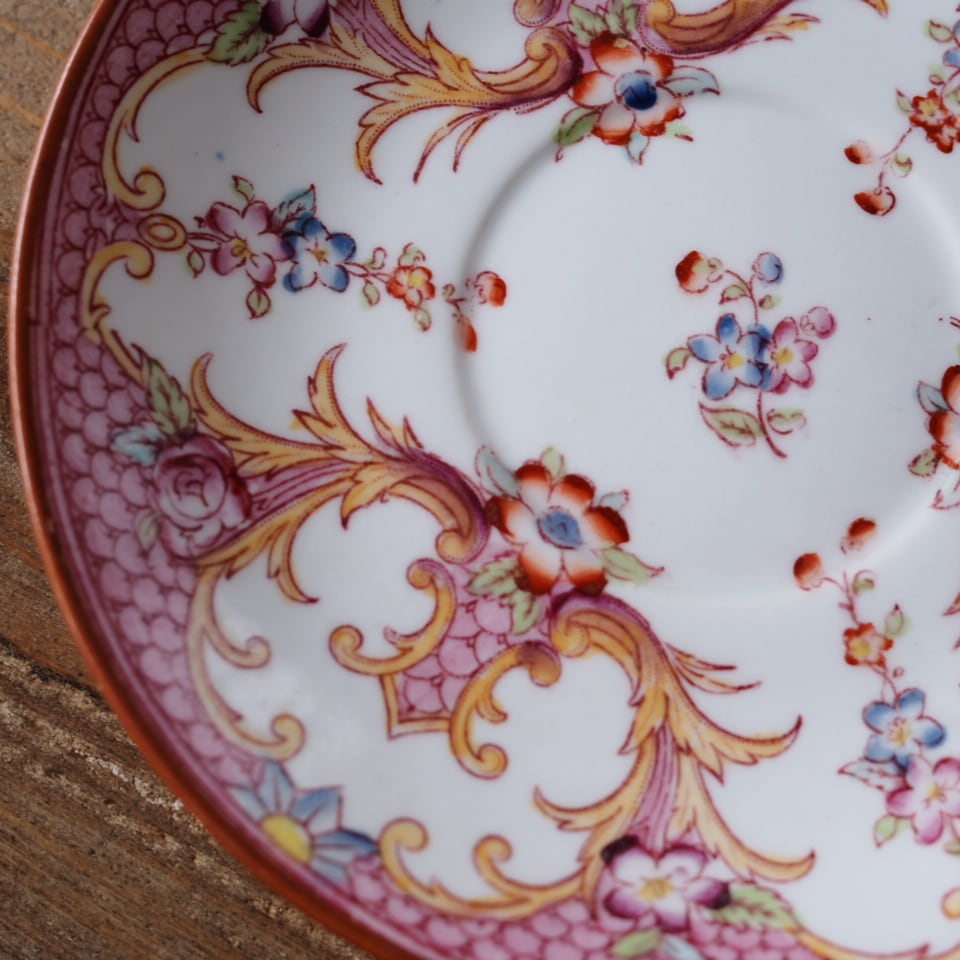 フランスアンティーク サルグミンヌ ミントン ピンク148 カップ