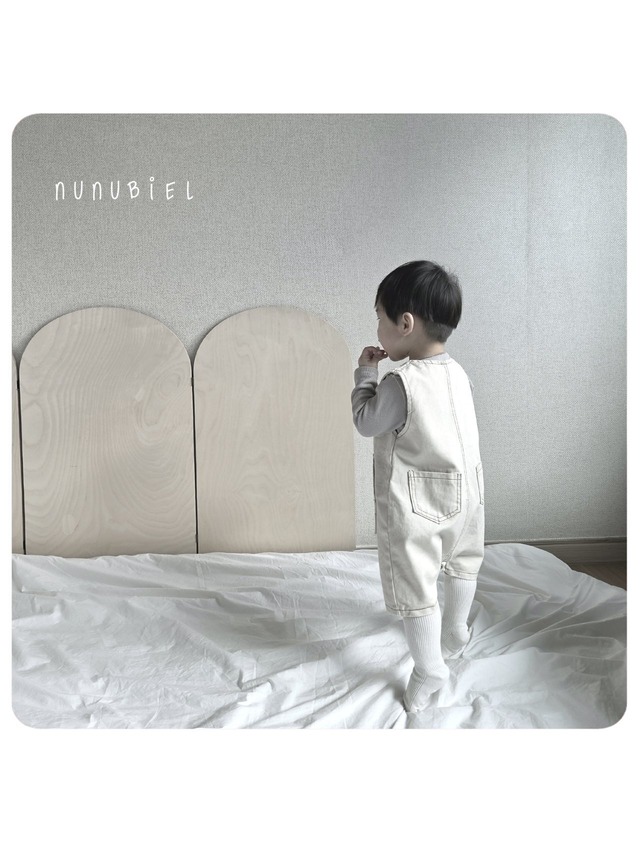 [nunubiel-baby] denim romper