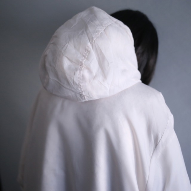 "reversible" boa fleece × shakashaka XX over silhouette hoodie jacket coat