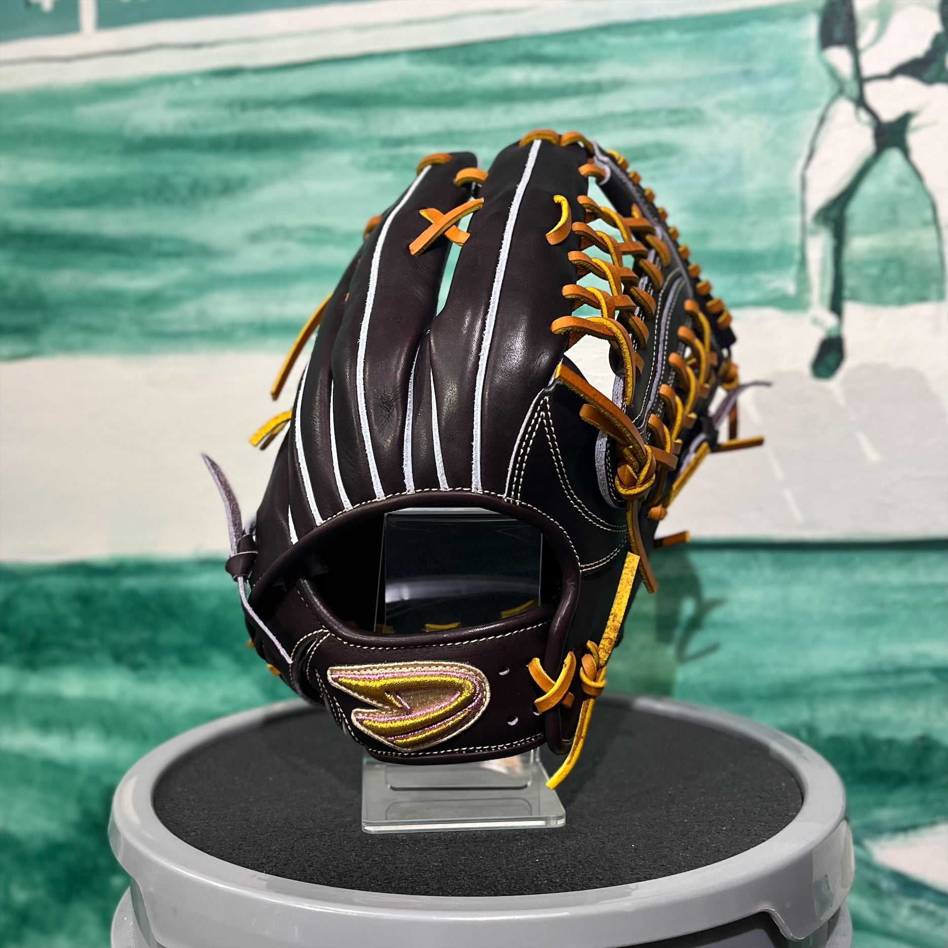 Genuine ジェニュイン 硬式グラブ 内野手用 MIU-S5 ブラック 右投げ
