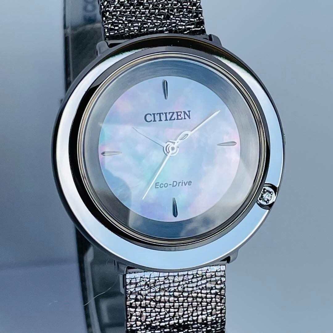 CITIZEN クォーツ 腕時計 シルバー メッシュバンド レディース 新品