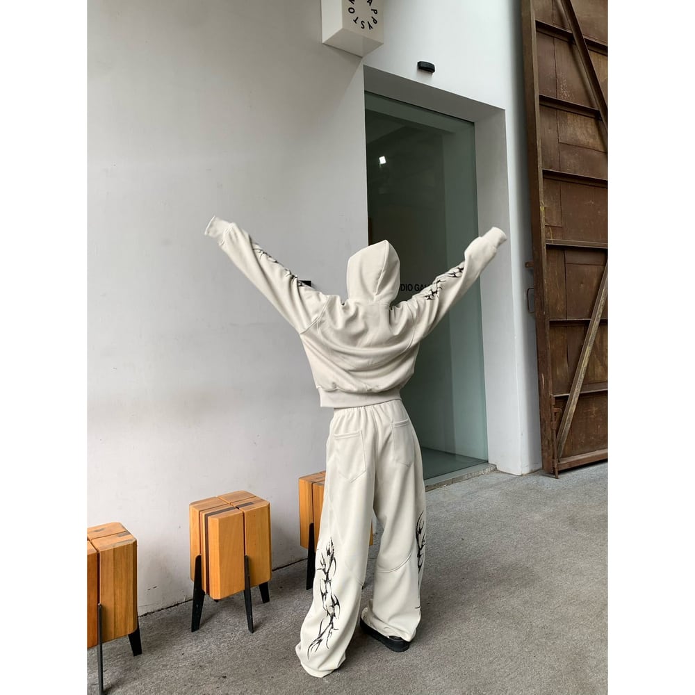 ストリート 棘プリント セットアップ パンツ P344 | wshot