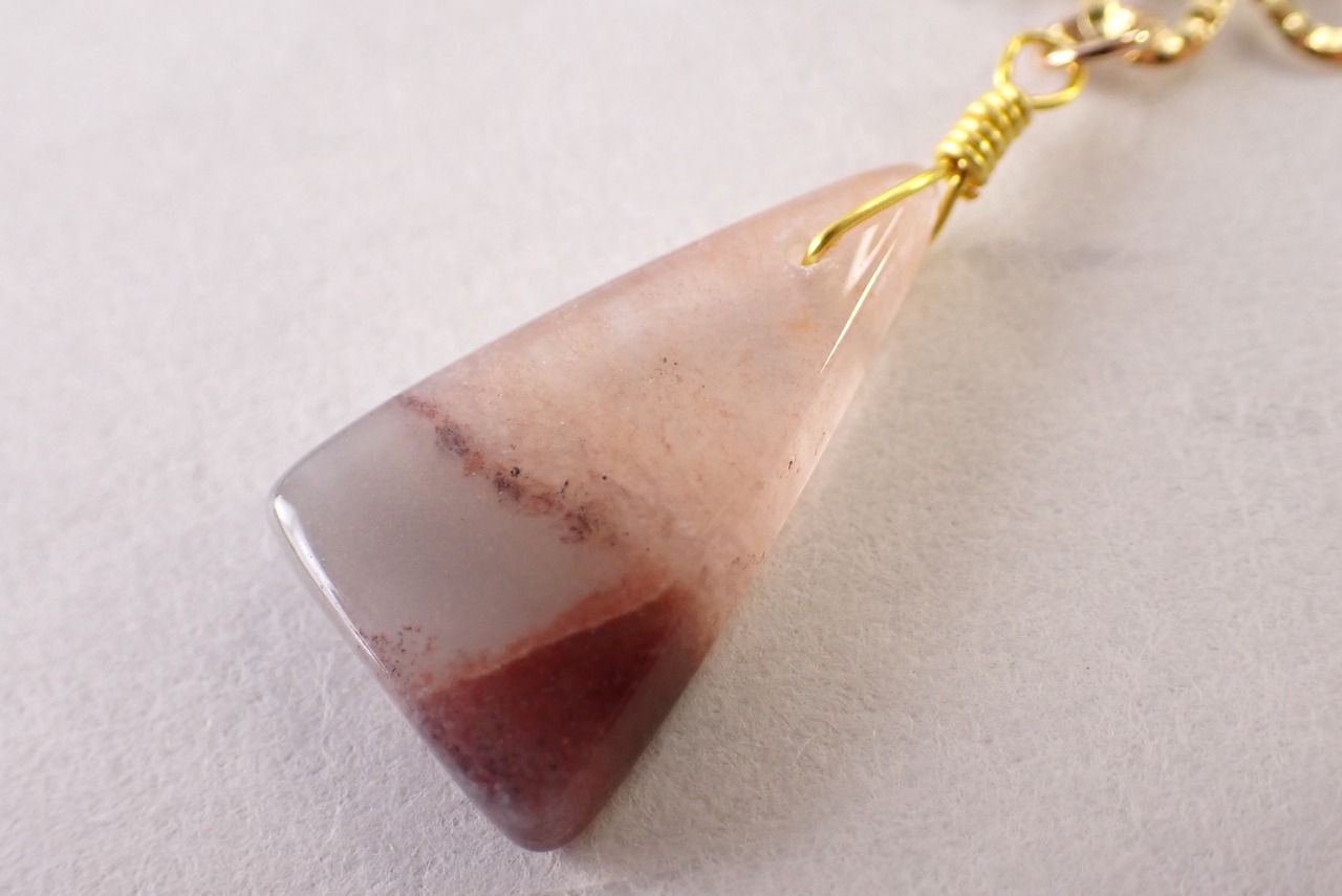 アベンチュリンピアス　16.4ct　[C9‐192]