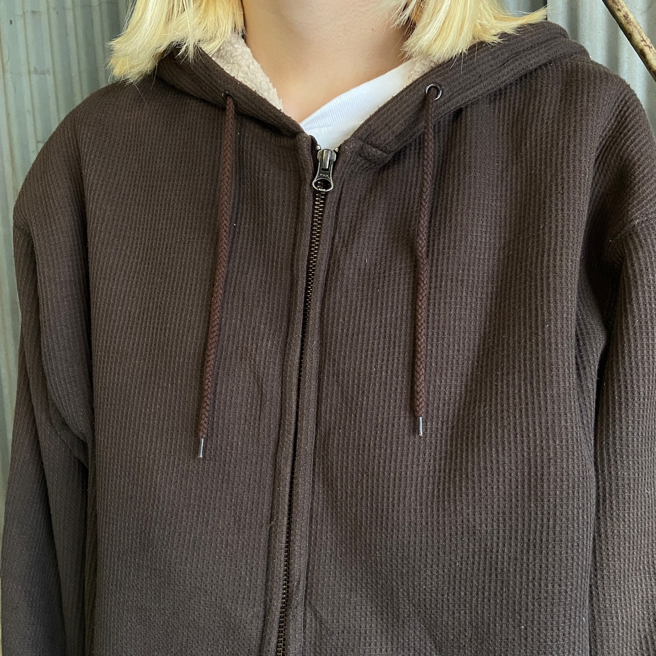 Dickies ディッキーズ 裏ボア サーマル フルジップパーカー メンズL 