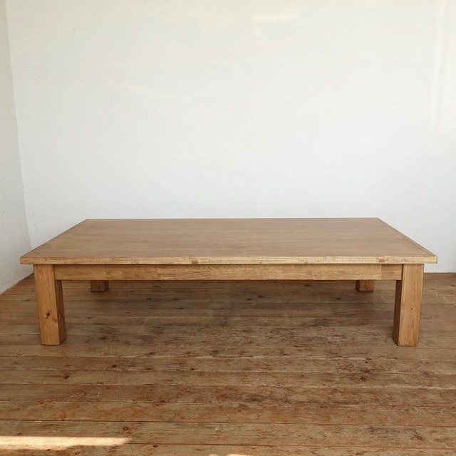 Original LOW TABLE  /  basswood / wood leg