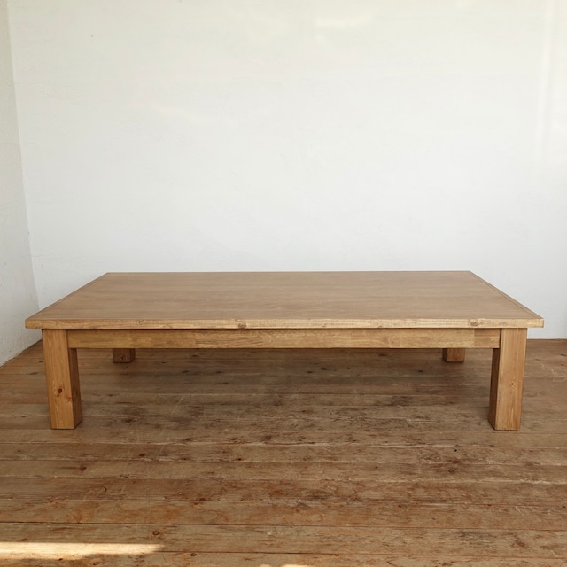 Original LOW TABLE  /  basswood / wood leg