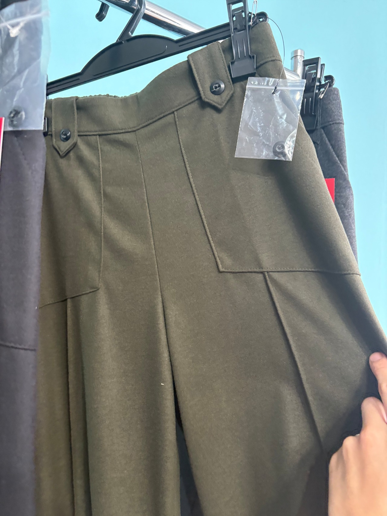 ラドアッシュ ウールライクワイドパンツ 54-5421